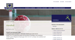 Desktop Screenshot of handball.sg-findorff.de
