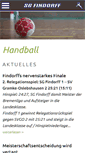 Mobile Screenshot of handball.sg-findorff.de