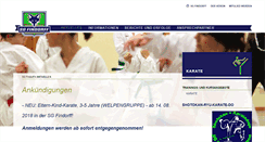 Desktop Screenshot of karate.sg-findorff.de
